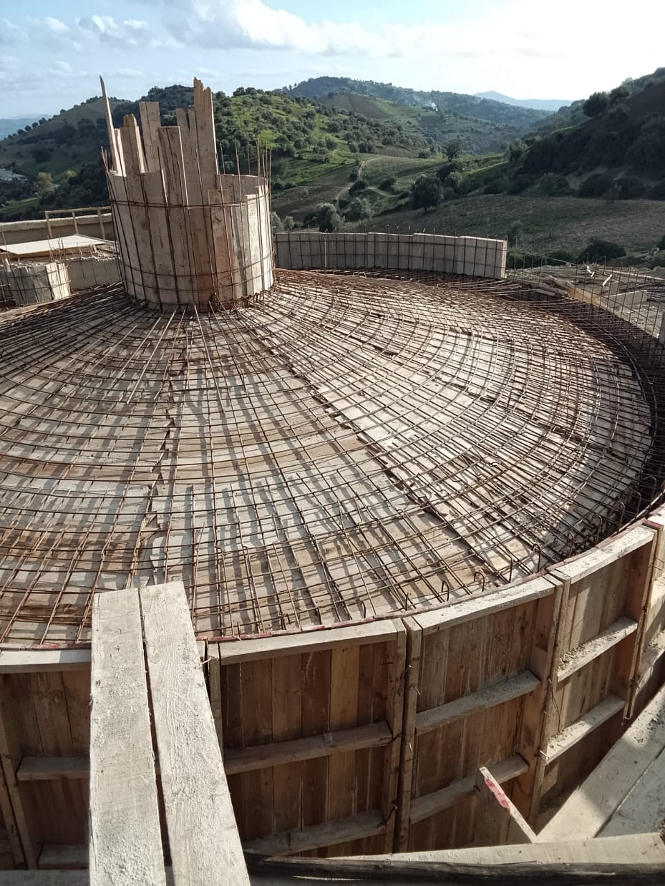 Construction réservoir régional