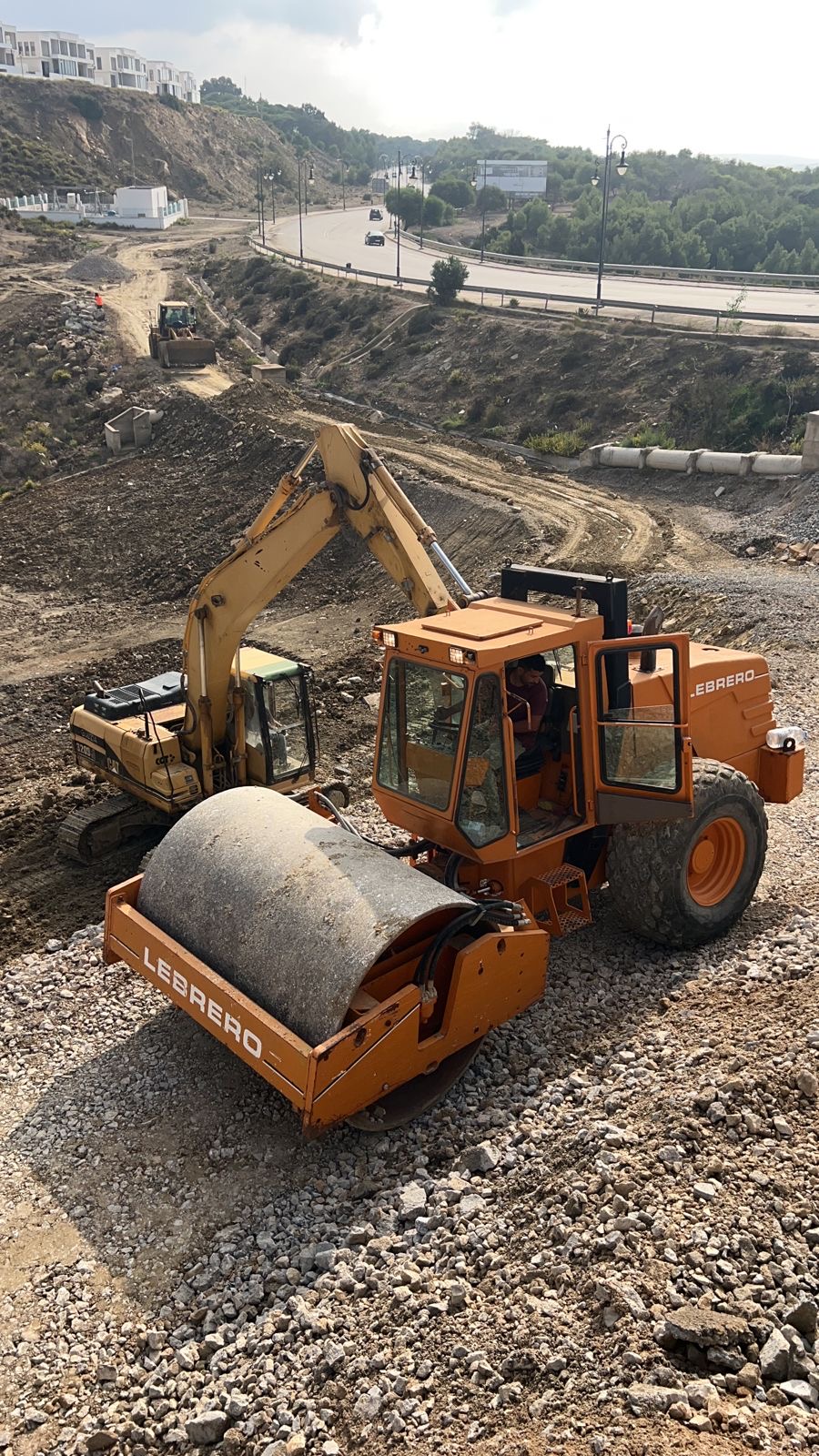 Etaiement temporaire d'un mur de soutènement