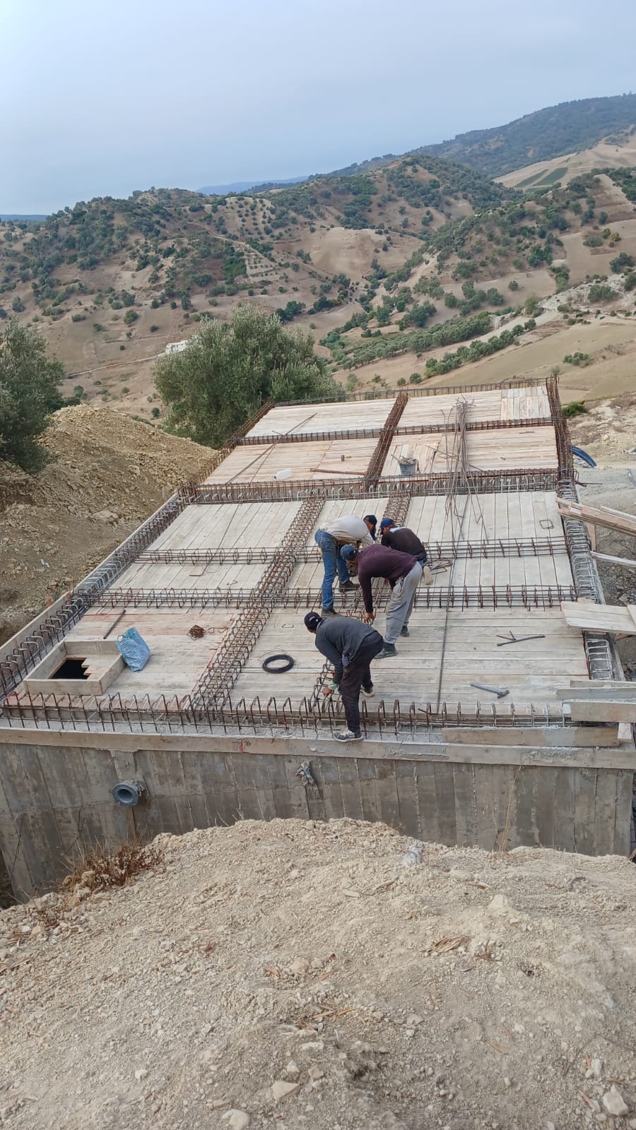 Vérification de coffrage pour ouvrage hydraulique